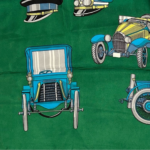 Kreier Veterans of the Road Silk Scarf Antique Classic Cars Vintage - Picture 5 of 9